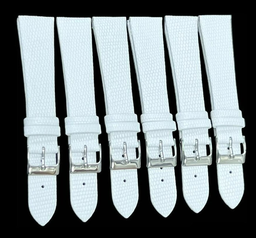 Best Quality Watch Bands Genuine Leather Lizard Grain Flat 12- 24mm