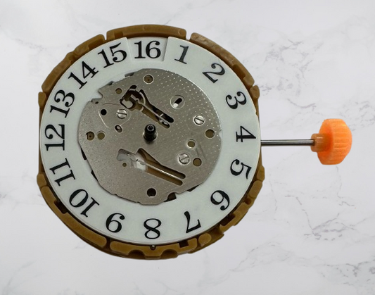 Miyota GP00 Quartz Watch Movement – 3-Hand with Big Date & Retrograde Dual Time