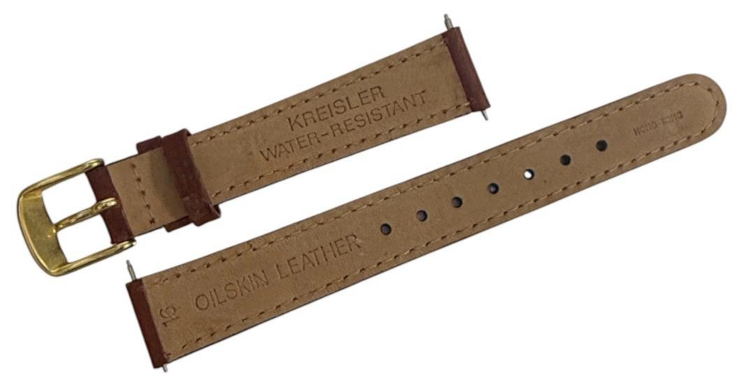 Stylo Brown Color Watch Band padded genuine Leather 20mm