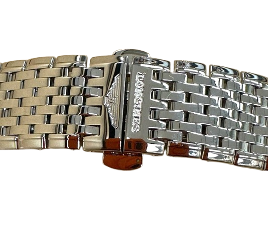 18mm Silver Stainless Steel Watch Strap – Replacement Band for Longines Watches