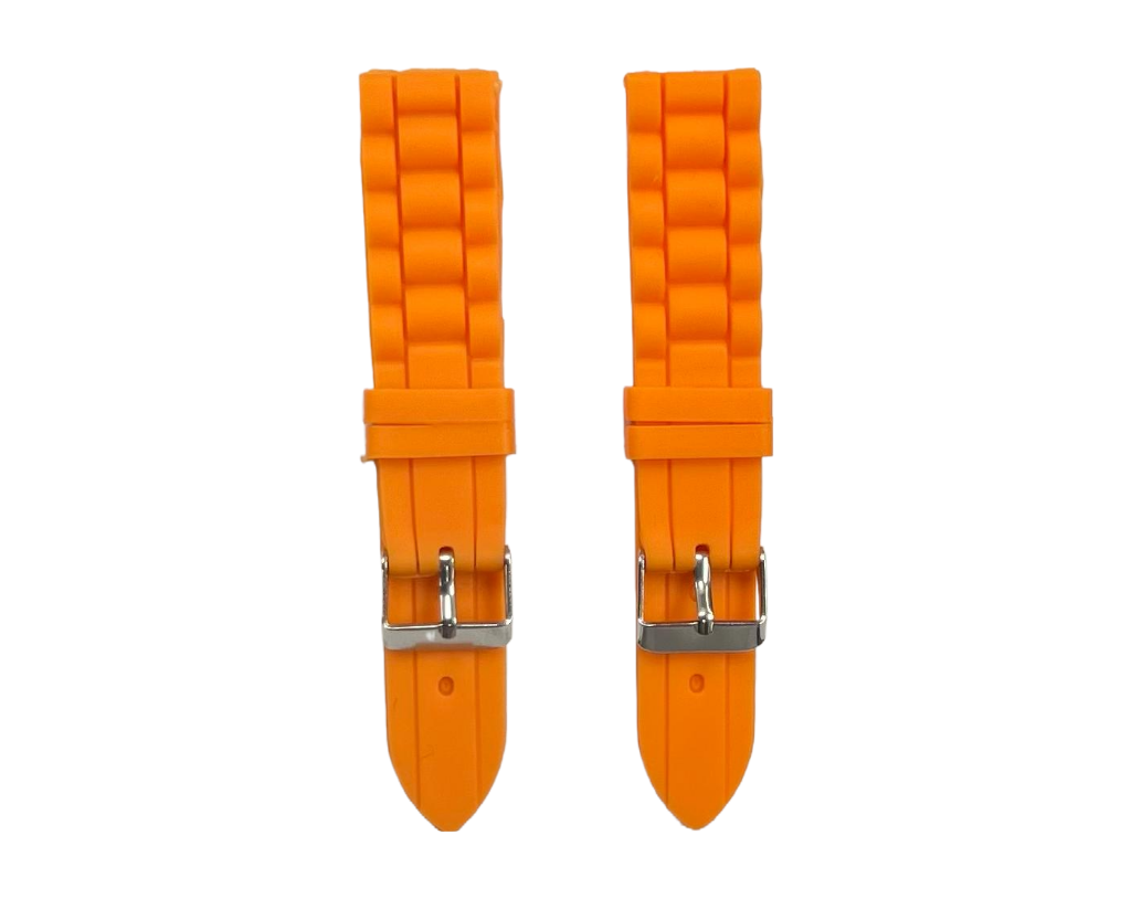 Premium Quality Soft Silicone Rubber Textured Sport Watch Band 18mm-22mm