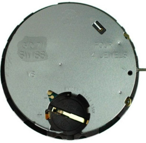 ETA Quartz Chrono Watch Movement G10.711/712 DT At 4:00  Inside Height 7.9mm