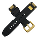 Genuine Invicta Model 0899 - Black Rubber Watch Band - 20mm Lug 24mm Buckle