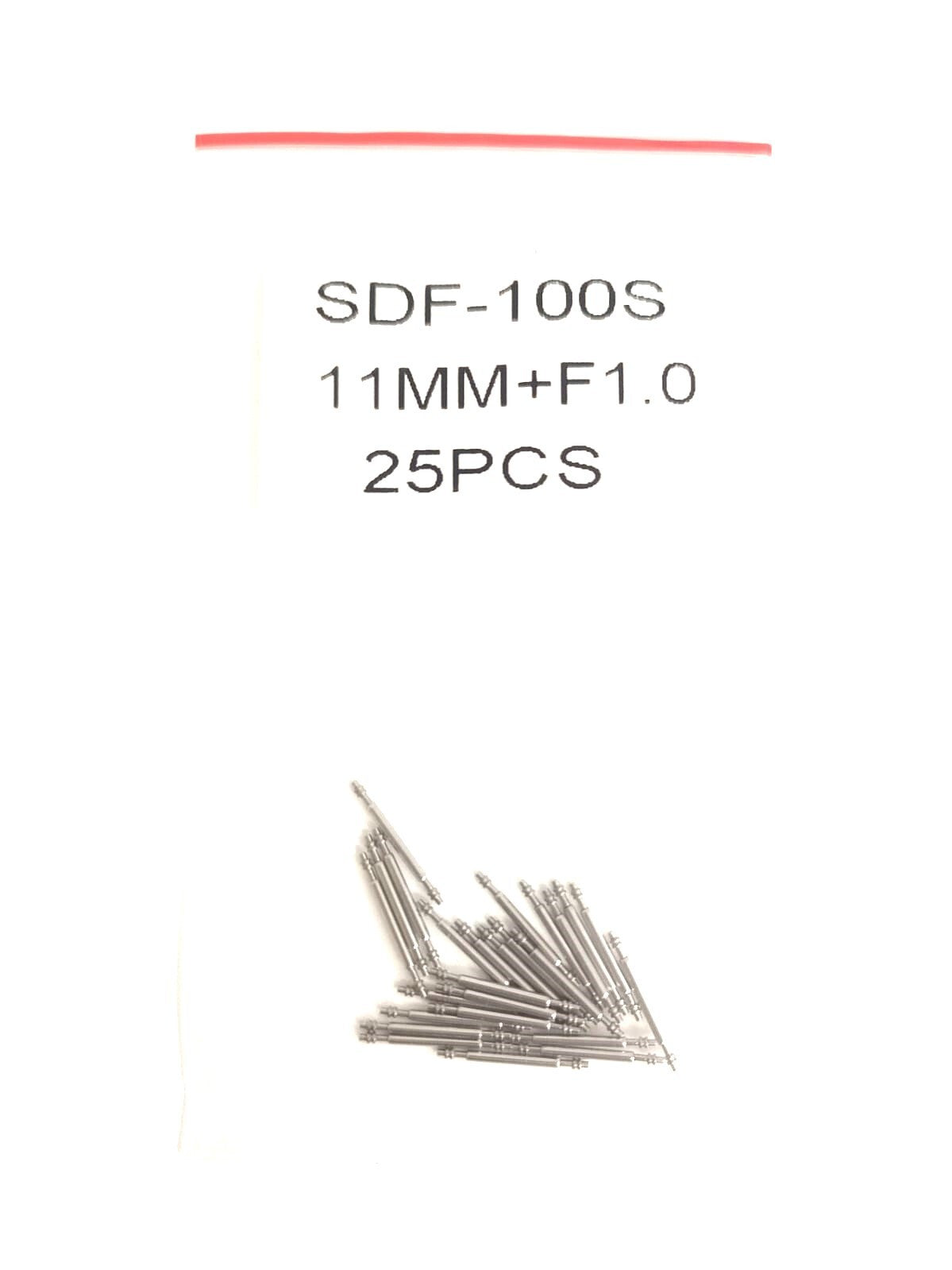 25pcs Stainless Steel Watch Band Spring Bars Strap Pin 11mm Thickness 1.0mm
