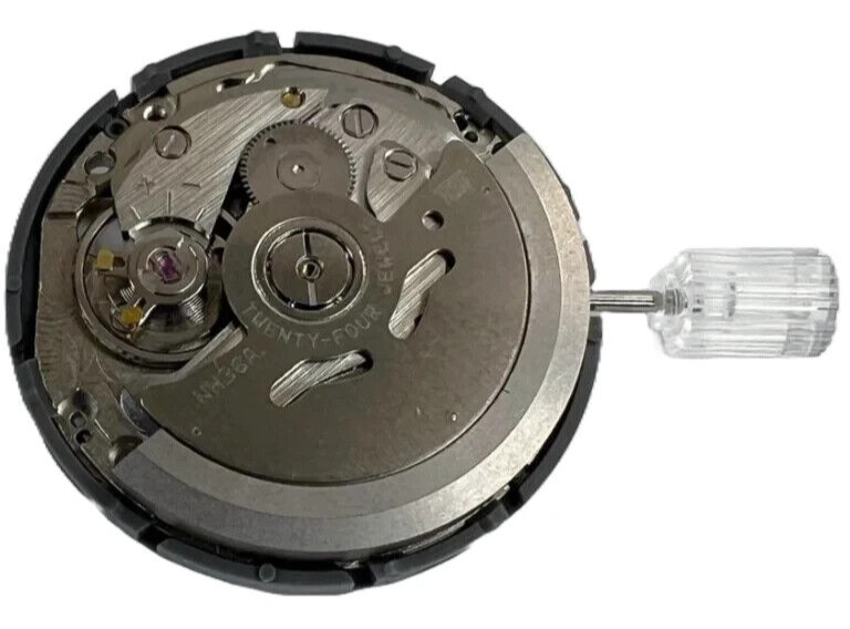 Seiko Automatic Watch Movement NH36/NH36A Date/Day at 3:00 White Date Wheel