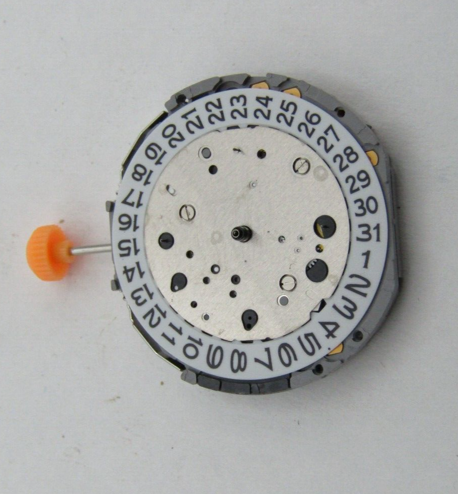 Miyota JS26 Movement Japan 3 Hands 3 eyes , Date 
