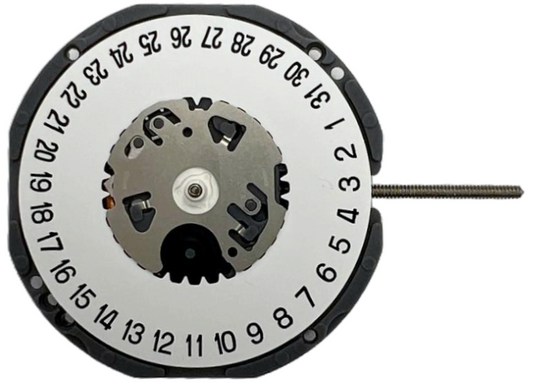 Hattori VJ34-6 Date At 6:00  Seiko Quartz Watch Overall Height: 4.0mm