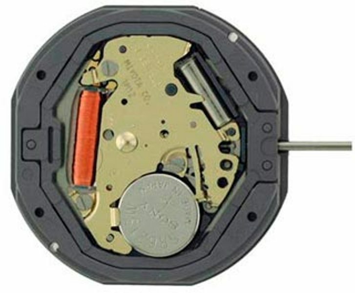 Miyota/Citizen 3 Hand Quartz Watch Movement 1M12 Date 3:00 Overall Height 4.2mm