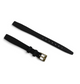 Hirsch  quality calf leather watch band strap open end -10mm- Black