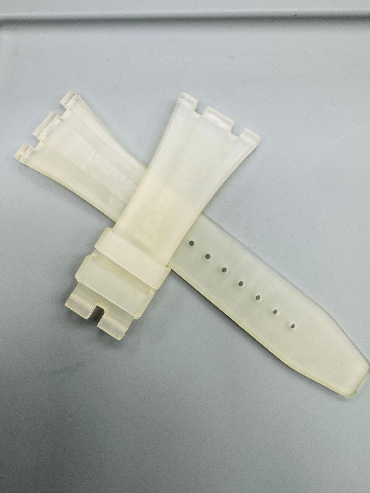 High-Quality SemiTransparent Rubber Watch Band – 27mm for AP Watches | No Buckle