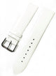 Watch Band 20MM Genuine Leather Glossy White Sweat Proof High Quality