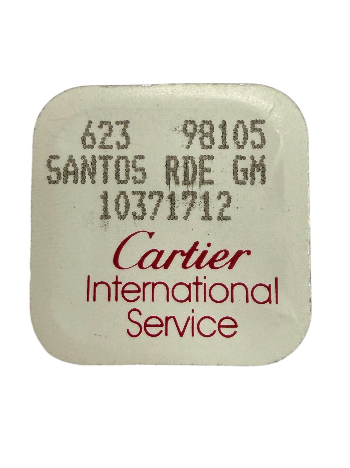 Authentic Cartier Santos RDE GM Component Ref. 10371712 / 623 98105 (Open Pack)