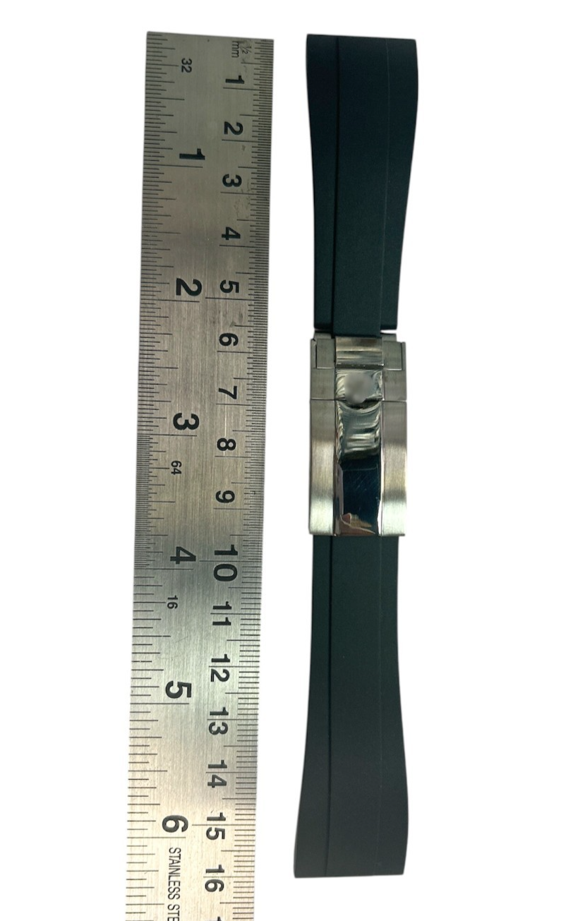 ROLEX Blue OYSTERFLEX Watch Band 21MM Fit SUBMARINER, Rolex Deepsea & others