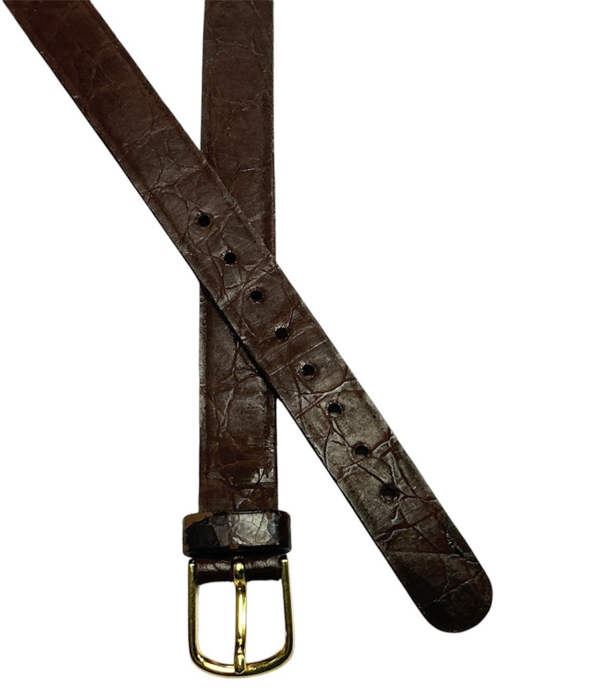 HIRSCH 10mm Women's Brown Genuine Leather Gold Buckle Watch Strap Band