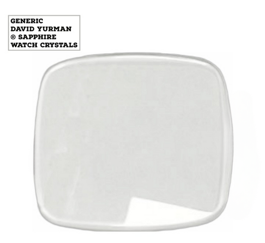 Sapphire Crystals DAVID YURMAN Square Cut Corners Round (18.5*18.0mm)