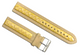 Watch Band Leather Strap Snake Print Yellow color - 20mm