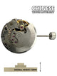 Chinese Automatic Mechanical Watch Movement ST6D-1KS 3H, Date at 3:00