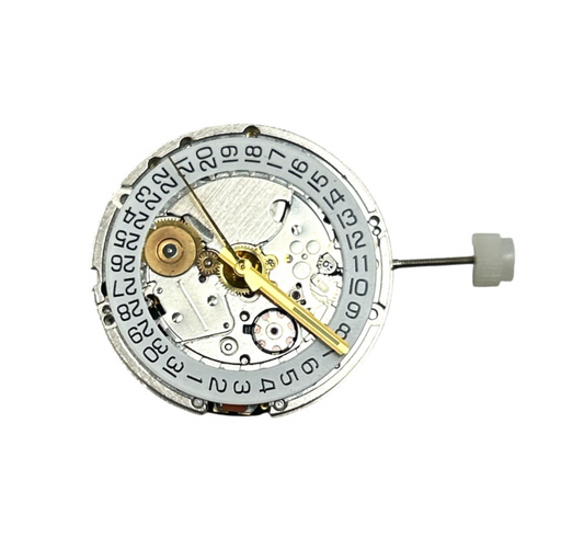 Genuine ETA 205.111 Swiss Autoquartz Movement – 17 Jewels – Date at 3