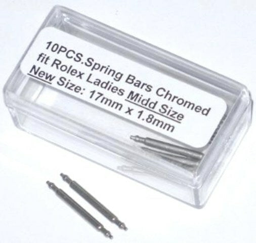 10 Spring Bars ROLEX Midd Size  New Length 17mm, Thick 1.8mm Part