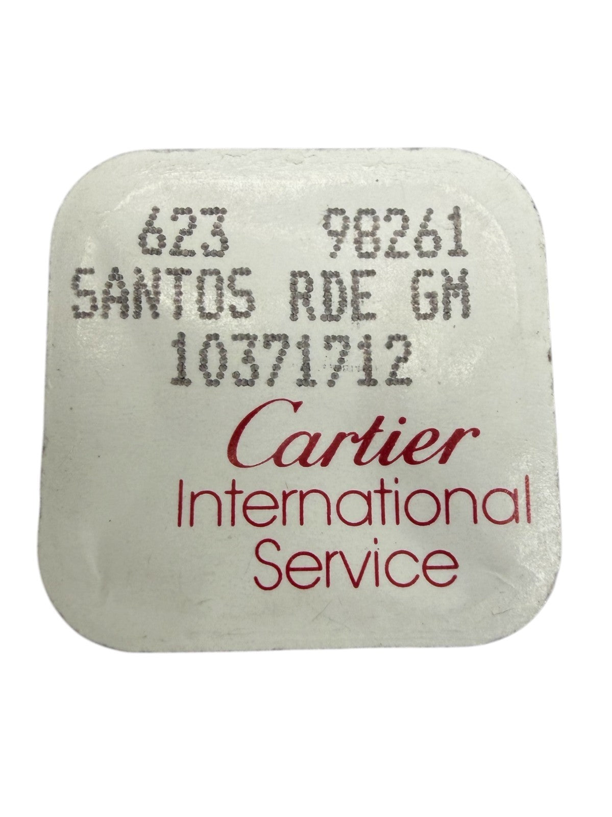 Authentic Cartier Santos RDE GM Component Ref. 10371712 / 623 98261 (Open Pack)