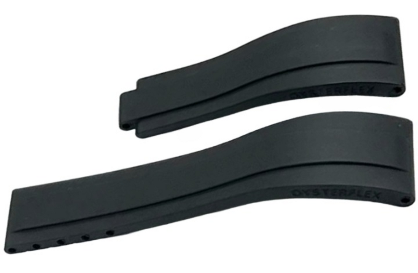 ROLEX Black OYSTERFLEX Watch Band 20MM Fit SUBMARINER, Rolex Deepsea & others