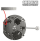 Sunon Chinese Multi Function Watch Movement PE90-08 3H and 3EYES Date At 6:00