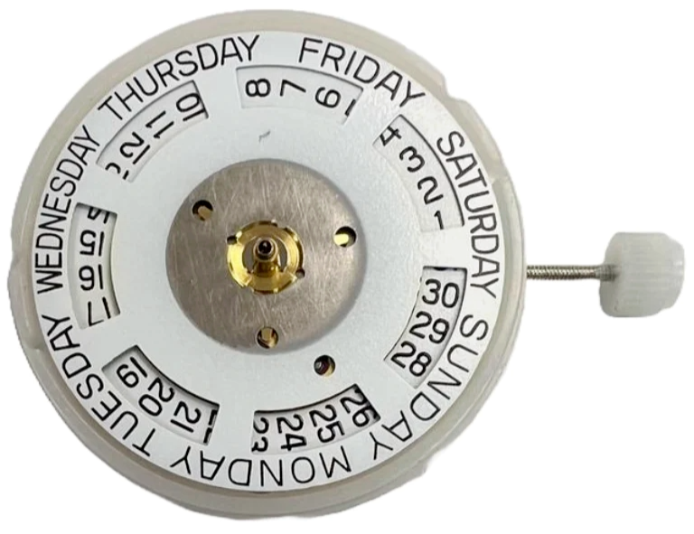 Automatic Watch Movement 6330, 3 HANDS, DAY at 12:00 & Date at 3:00