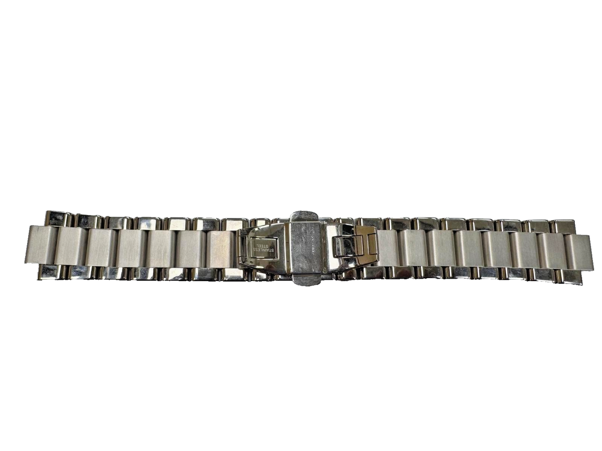 22mm Stainless Steel Silver Color Watch Bracelet Band compatble for Raymond Weil