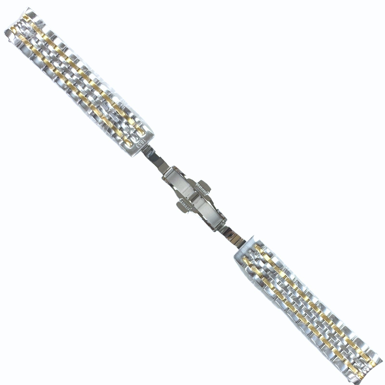 Two-Tone (Gold & Silver) Watch Band - 19mm - Compatible with TISSOT  L264 RTO-UA