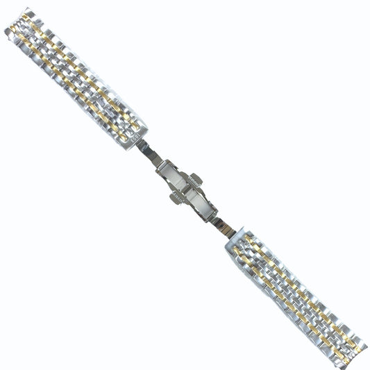 Two-Tone (Gold & Silver) Watch Band - 19mm - Compatible with TISSOT  L264 RTO-UA