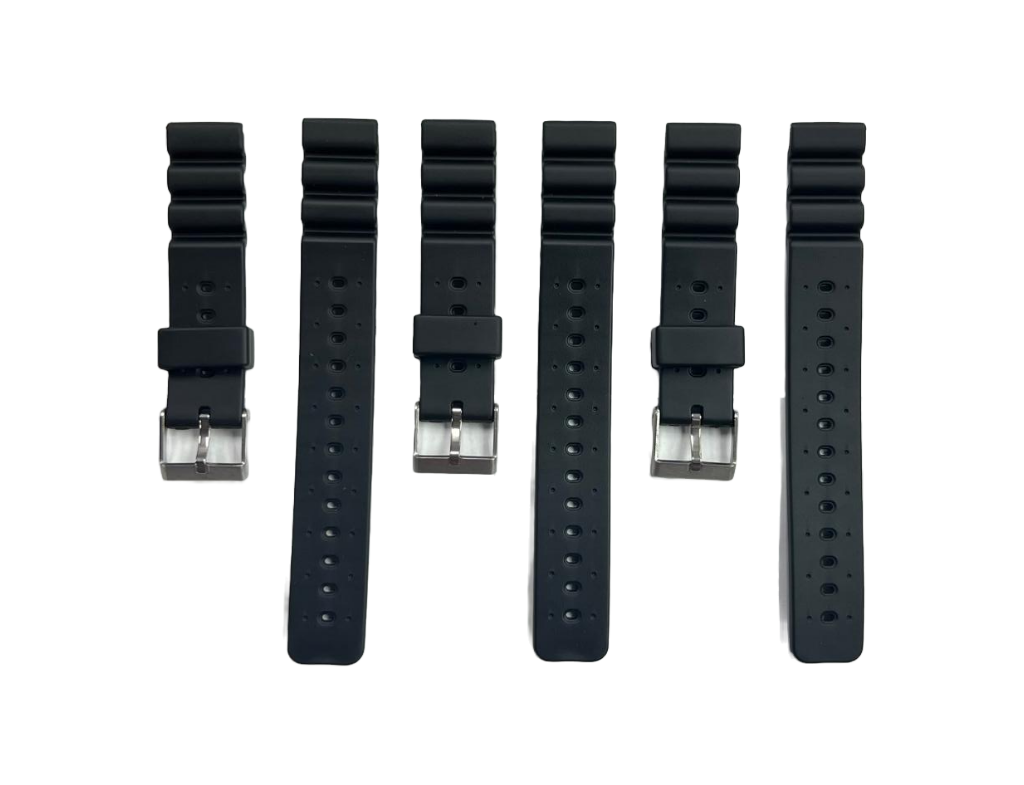 Sport Rubber Watch Band Strap Fits 18MM fits Citizen,Seiko,Casio Diver Watches