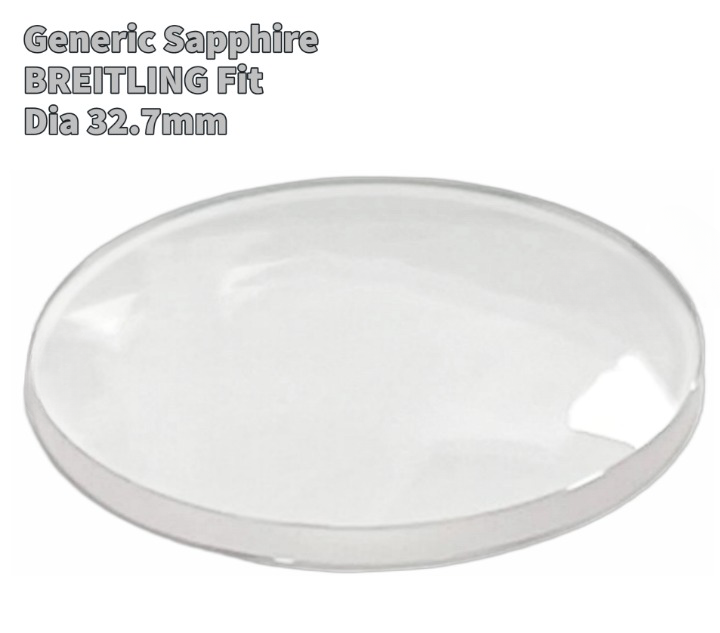 Sapphire Crystal 32.0*3.5*2.4mm fit Breitling Superocean A1337111/A32390/A17040