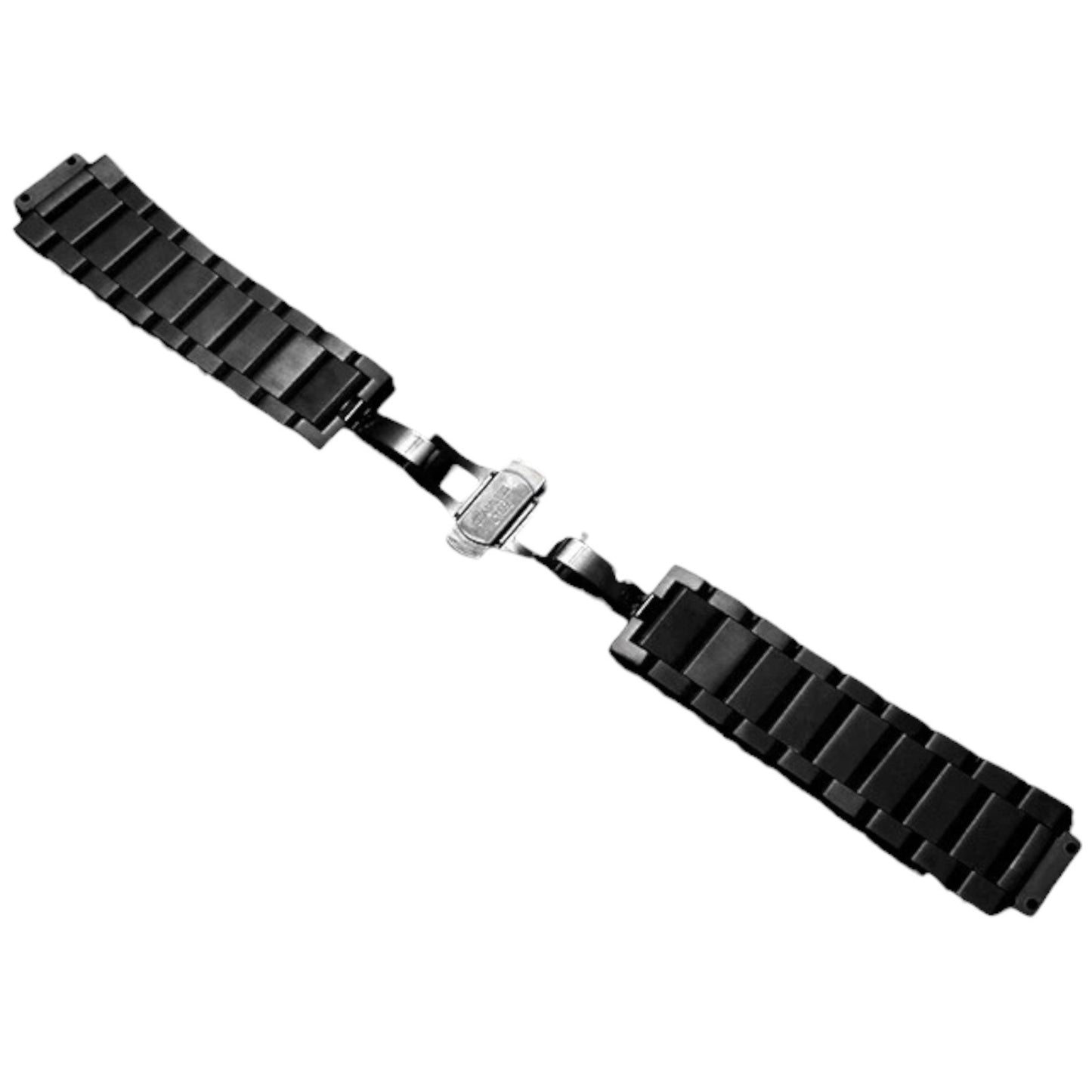 Stainless Steel Black Watch Band Strap Mens Bracelet 19x27mm for Hublot Big Bang