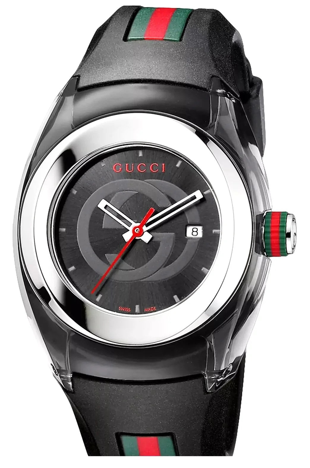 Shop GUCCI SYNC YA137101 Men’s Watch – All Black Dial and Strap, Quartz