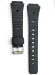 18MM PVC Rubber Classic Black Watch Band fit Casio G-Shock and Other Watches``