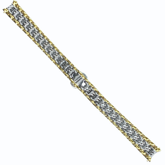 Two-Tone (Gold & Silver) Watch Band - 19mm - Compatible with TISSOT L264 RTO-UA