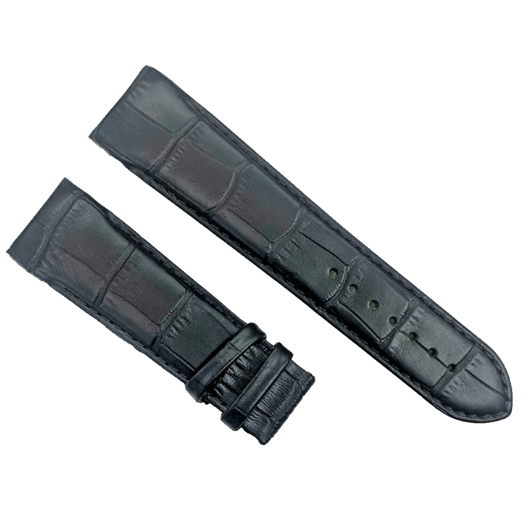Tissot T610027446 Couturier Black Leather Watch Band Strap - 23mm - No Buckle