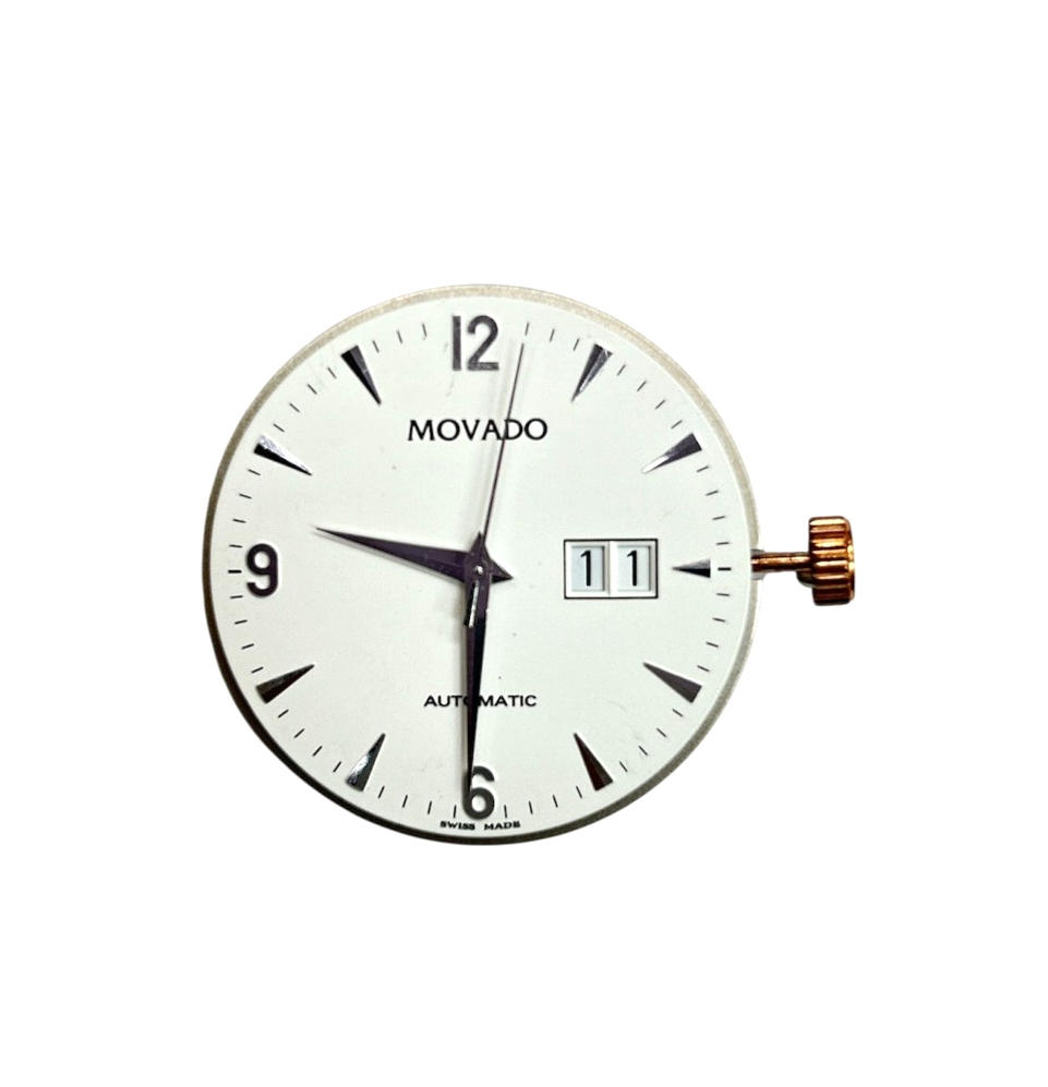 Genuine Movado Cal. 2896 Movement (Complete With Hands Dial And Movement Ring)