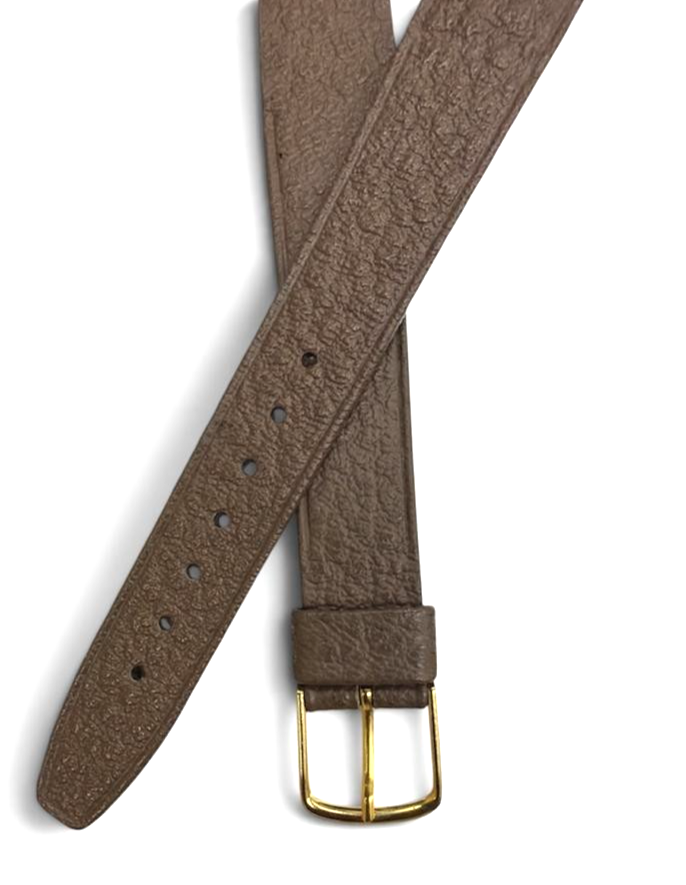 16 mm LADIES BROWN GENUINE SADDLE LEATHER WATCH BAND -OPEN END