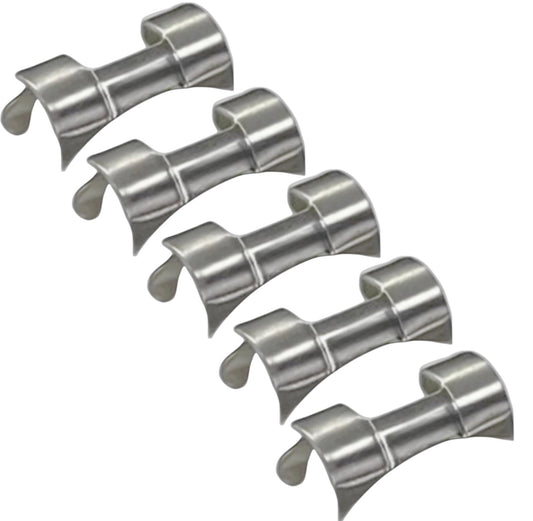 Invicta Silver Tone Watch Band End Piece Curved Fit – 24mm (Pack of 5)