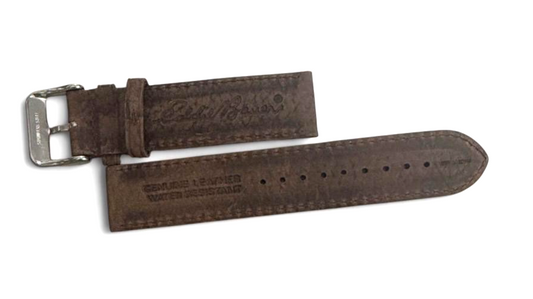 EDDIE BAUER Vintage Leather Watch Band Strap 19 mm Brown Mocha
