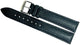 Watch Band 18MM Genuine Leather Lizard Grain Padded Black Top Quality