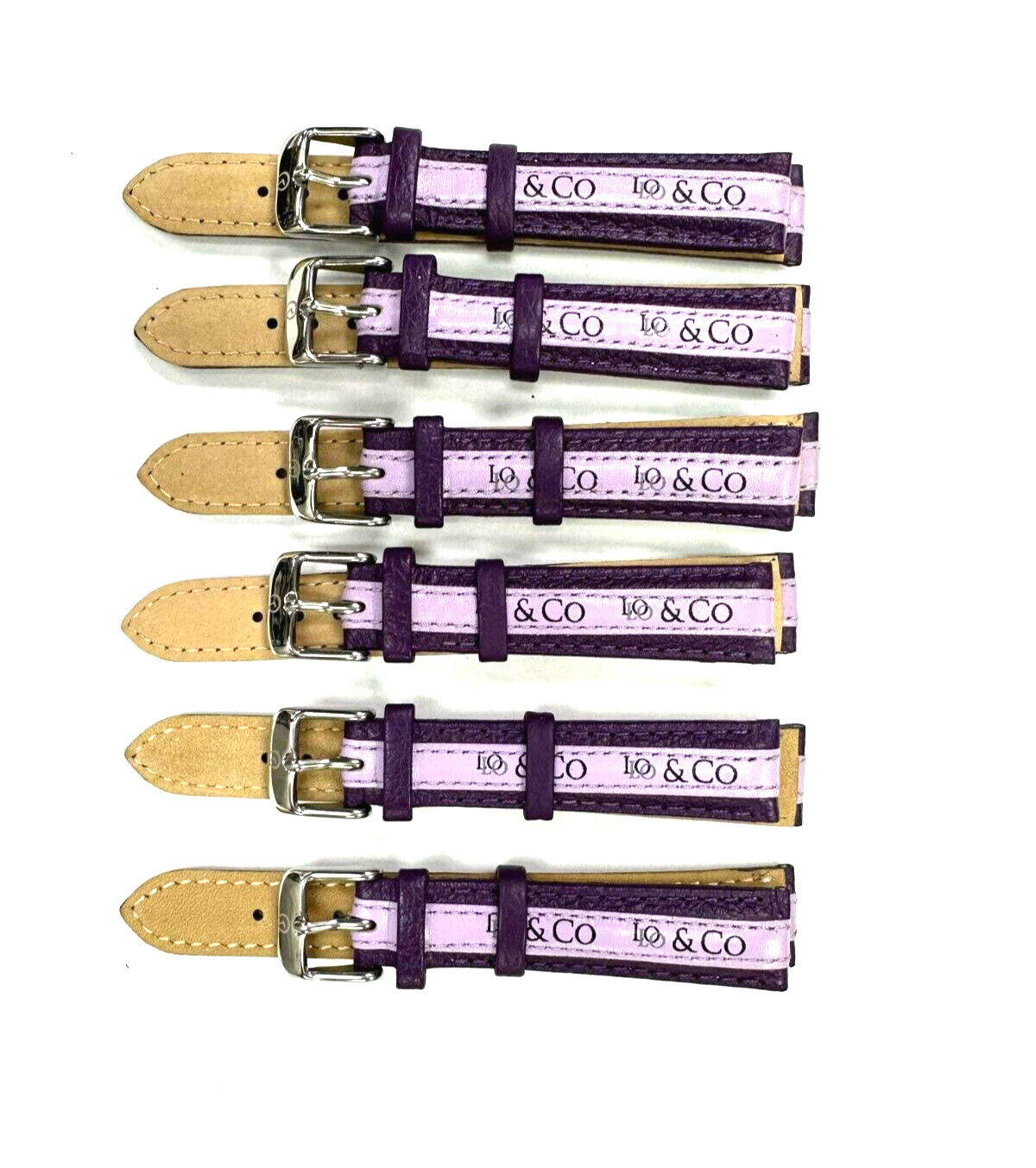 Alot of 6Watch Band /purple /pink Fabric leather wrist Watches band