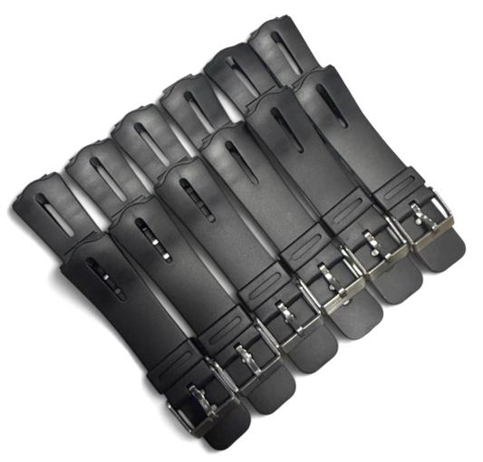 LOT OF 6 Silicone Watch Strap Quick Release 14mm Soft Rubber Band