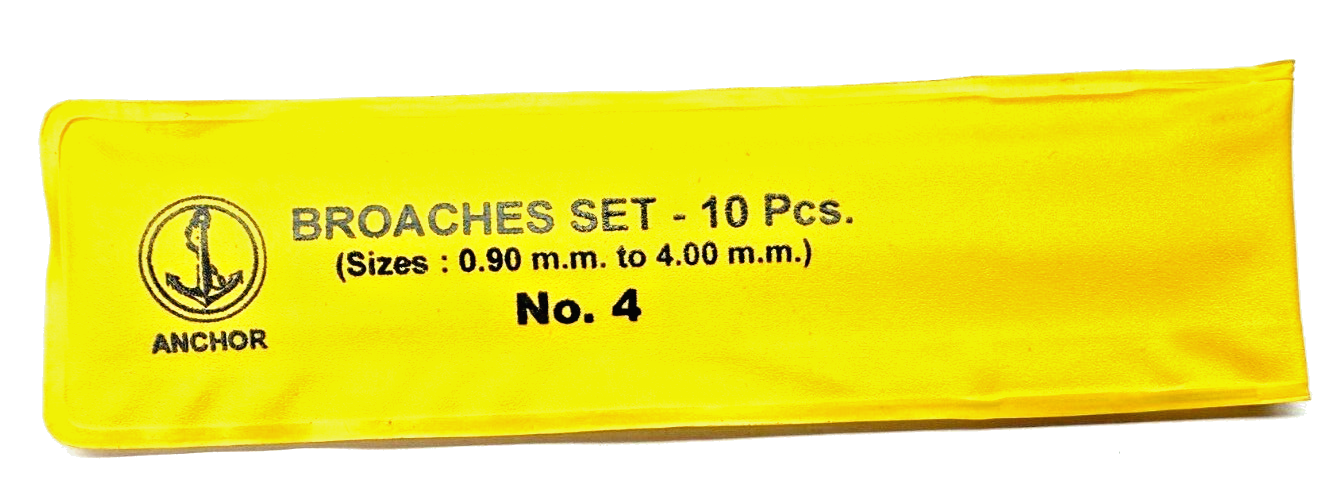 Watch Repair Cutting Broaches set of 10pcs,Small 0.90 to 4.00m, Watchmaker Tools