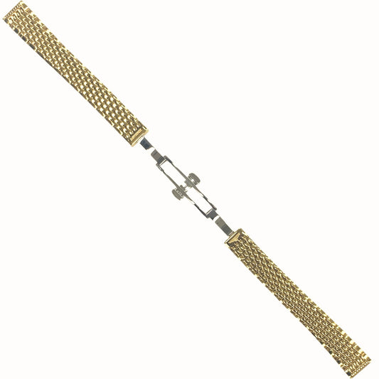 13mm Gold-Tone Stainless Steel Watch Strap for Longine Watches - L600075222 Styl