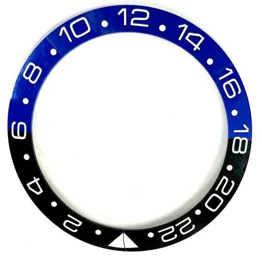Bezel Inserter Ceramic for Rolex Black, Blue & White Size (40mmx32mm) - Universal Jewelers & Watch Tools Inc.