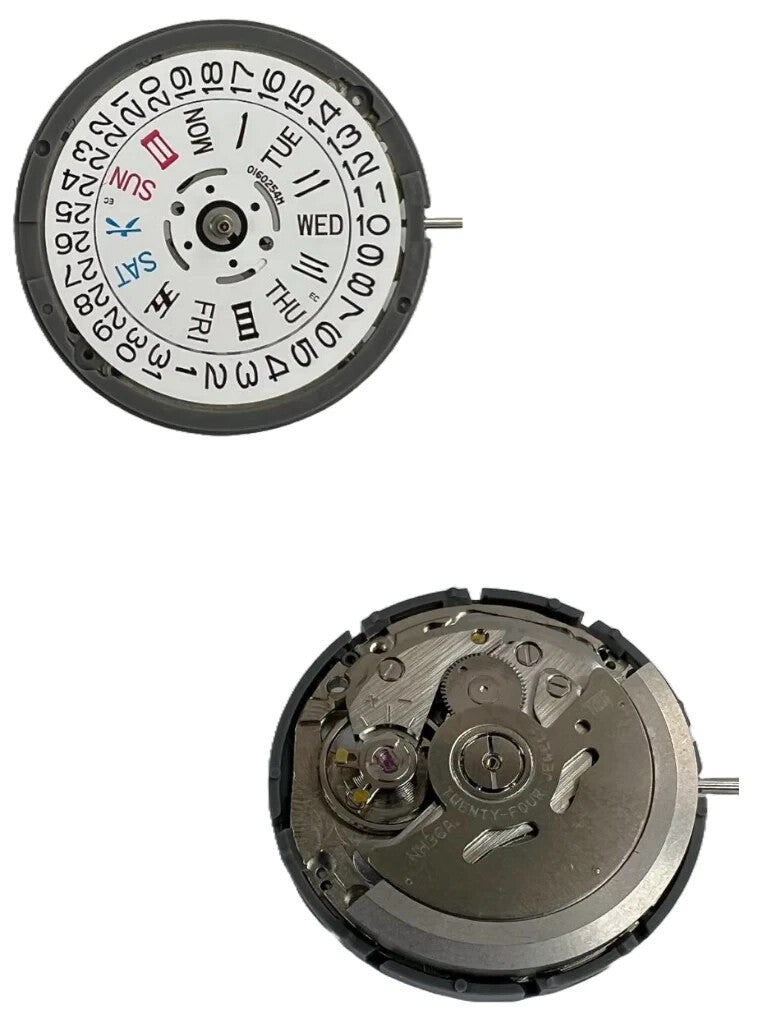 Seiko Automatic Watch Movement NH36/NH36A Date/Day at 3:00 White Date Wheel