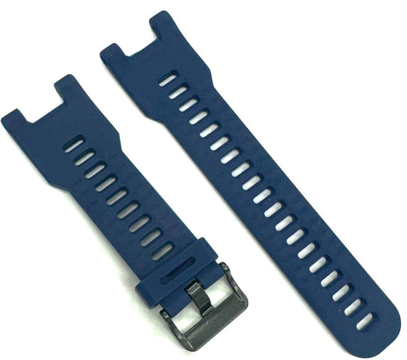 26mm Blue Rubber Watch Strap Band w/ Buckle & Tools