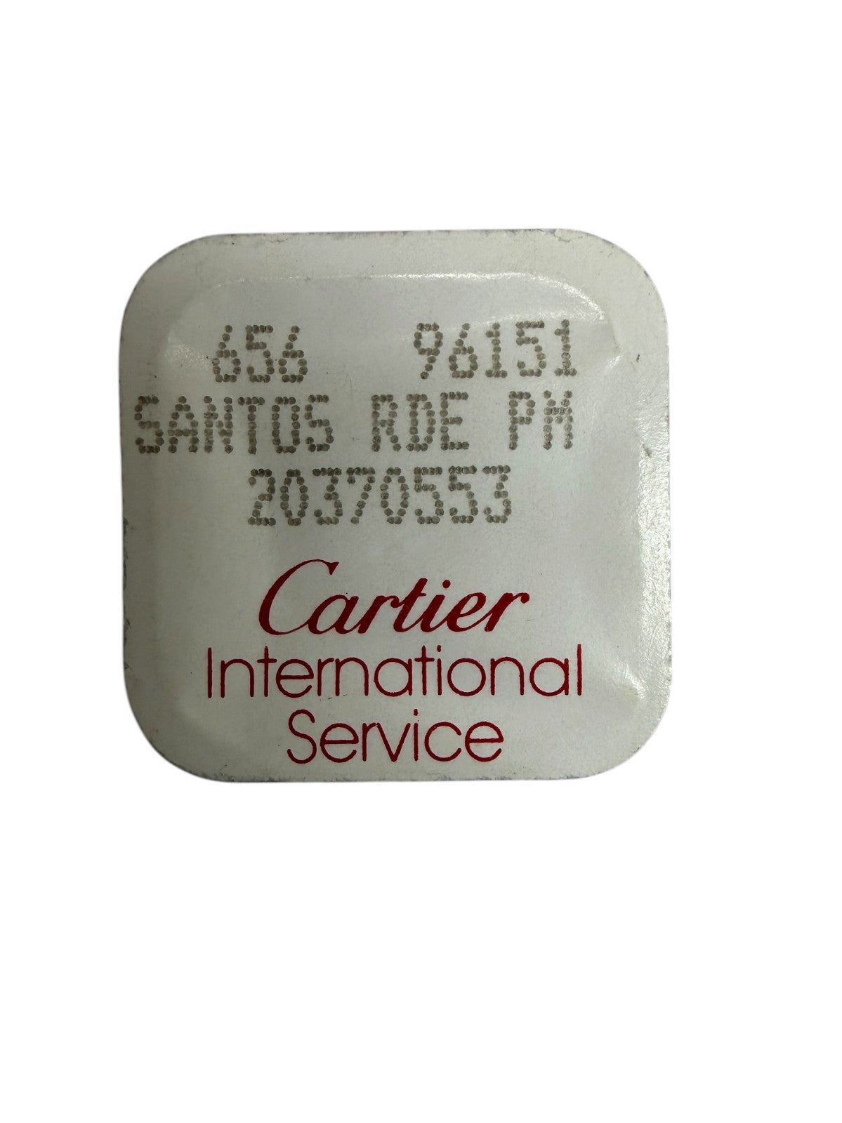 Authentic Cartier Santos RDE PM Screw – Ref. 20370553 / 656 96151 (Open Package)